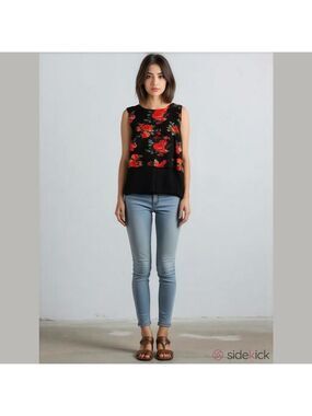 Womens mandy evans Floral tank top